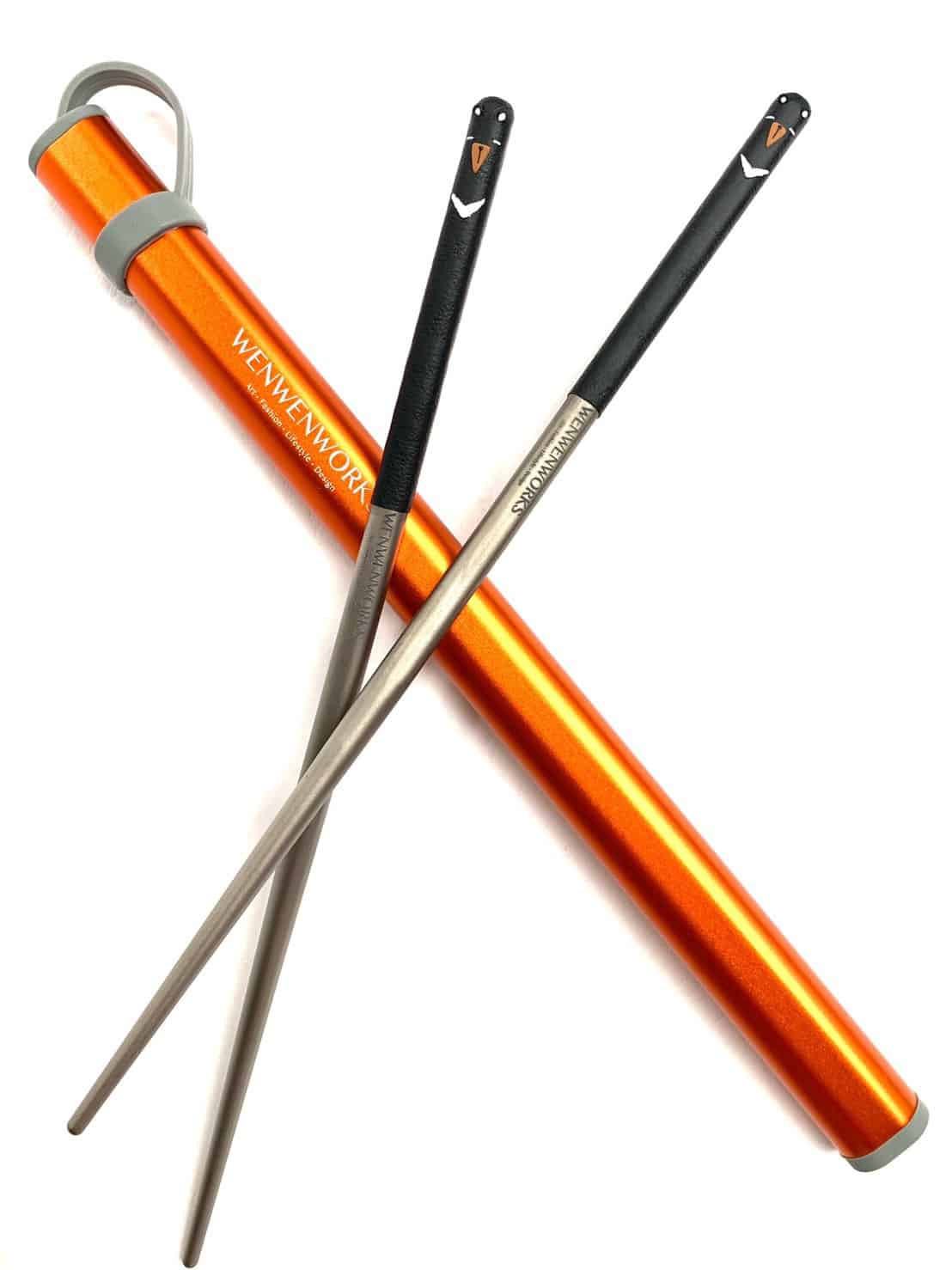 WENWENWORKS 鈦璽筷 - 臺灣黑熊系列-阿寶皮革手感
