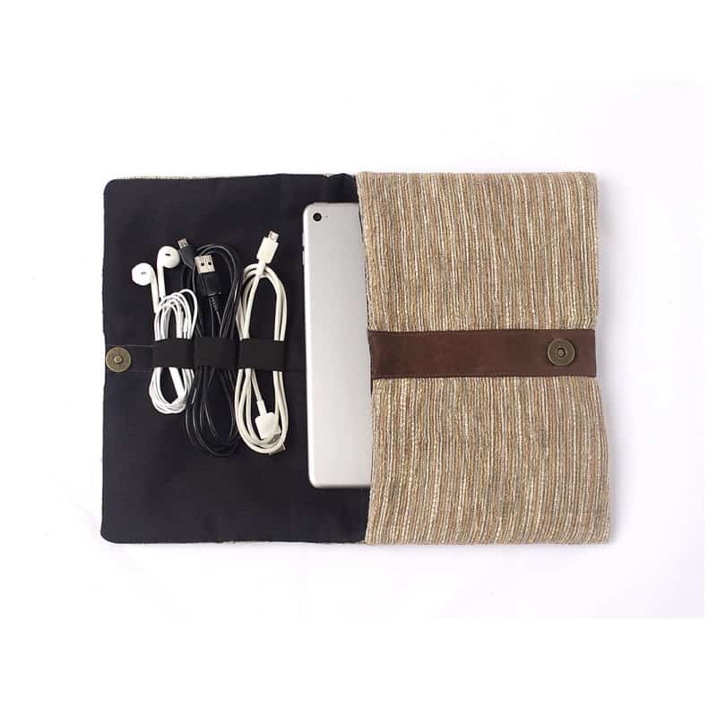 柬埔寨 Goel Community 集線收納包:愛護自然,活用天然材料,描繪共榮社區