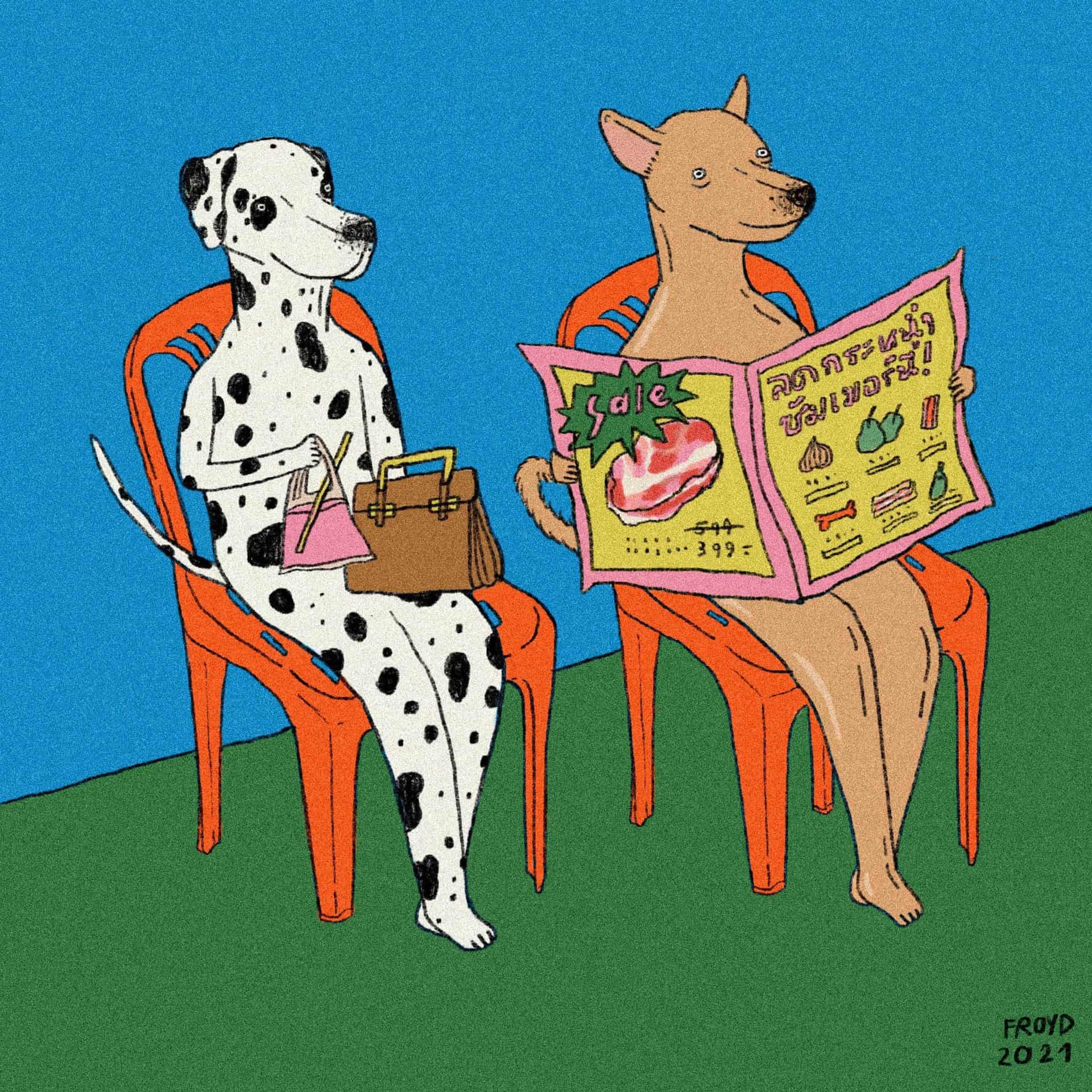 Foreigner-meets-up-with-a-friend-in-Bangkok