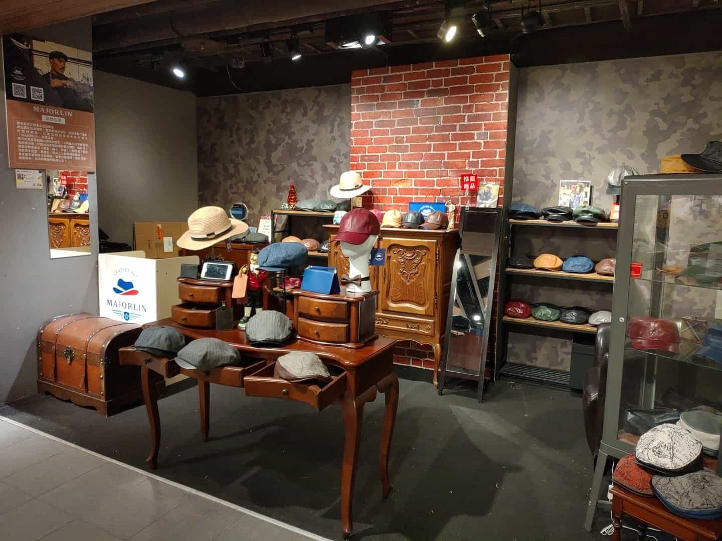 MAJORLIN疫情前的百貨專櫃