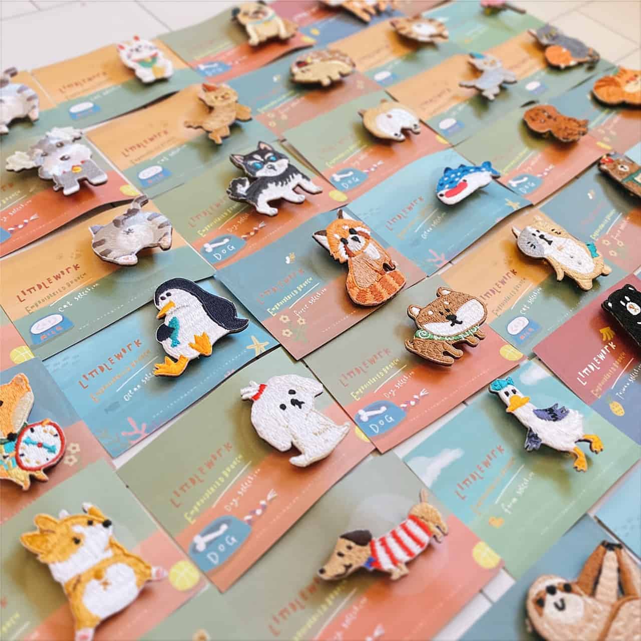 刺繡別針_圖片提供/Littdlework