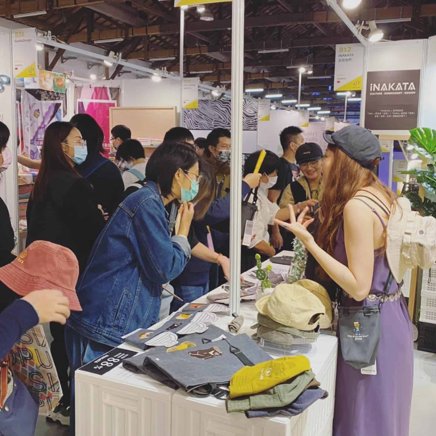 (參加2020亞洲手創展攤位盛況_圖片提供/iNAKATA)