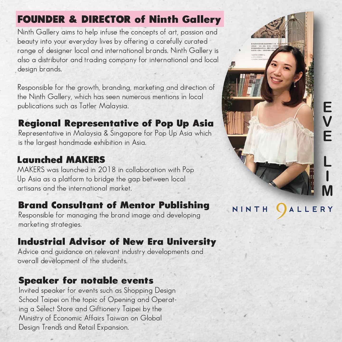 ninthgallery 在Ninth Gallery做為亞洲手創展馬來西亞區域合作夥伴的協助之下,我們成功合作了多位來自馬來西亞的手創品牌,包括以手帳筆記本著名的Mossery,並聯名開發了以「讓喜歡的事成為生活」封面筆記本。同步經由Pop Up Asia Makers的比賽得獎者將透過Ninth Gallery參與亞洲手創展手創大人物台灣總決賽,也因此在這樣的機會下,許多來自馬來西亞的手創品牌積極參與並拓展台灣市場。