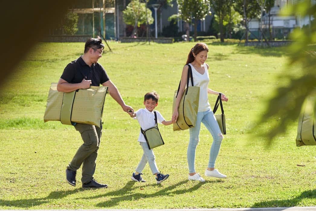 墊墊袋戶外實景-圖片提供／Nature-Me